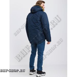 Куртка зимняя Baycal-Великан Мембрана-SoftShell Темно-Синяя 