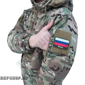 Куртка зимняя тактическая LEVEL 7 стандарт Gongtex Мультикам
