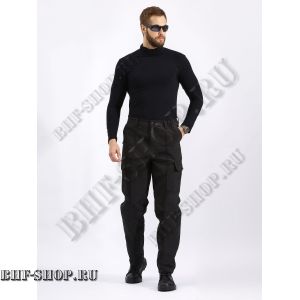 Брюки СТРАЖНИК-Великан Черный смесовая