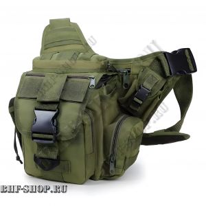Сумка через плечо тактическая 8 литров Multi-Sling Bag 7,62 - Олива