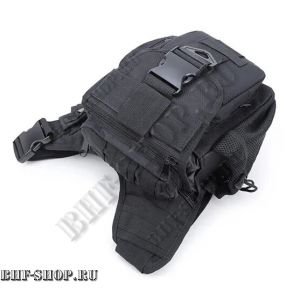 Сумка через плечо тактическая 8 литров Multi-Sling Bag 7,62 - Черная