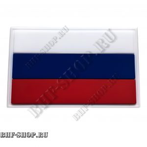 Патч (шеврон) ПВХ резина Флаг России