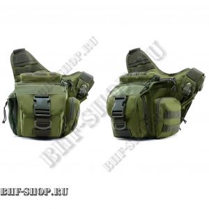 Сумка через плечо тактическая 8 литров Multi-Sling Bag 7,62 - Олива