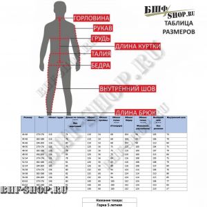 Костюм Горка 5 (ГОРКА С) Питон Черный