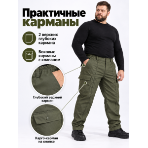 Брюки Стражник-Великан Хаки рип-стоп