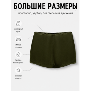 Трусы семейные трикотажные Хаки Великан больших размеров