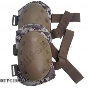 Наколенники и налокотники Tactica 7.62 O-Form Цифра Песок