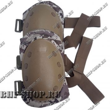 Наколенники и налокотники Tactica 7.62 O-Form Цифра Песок