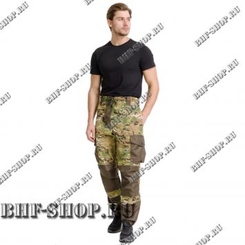 Брюки Горка ГИГАНТ Зима Флис Тактические рип-стоп Мультикам