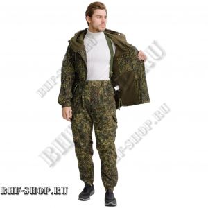 Костюм Горка 7П-Флис Подростковая демисезонная Пиксель