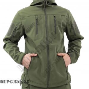 Куртка тактическая SoftShell Олива