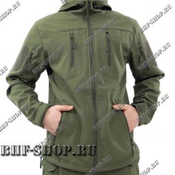 Куртка тактическая SoftShell Олива