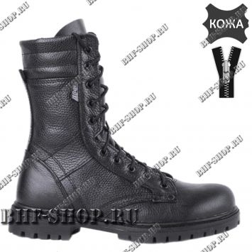 Берцы ДОФ 0053-01 Кожаные Черные