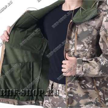 Куртка тактическая SoftShell Олива