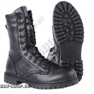 Берцы ДОФ 0053-01 Кожаные Черные