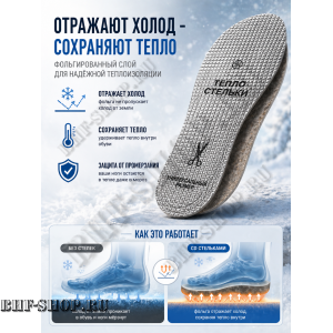 Стельки войлочные белый Баран + лавсан