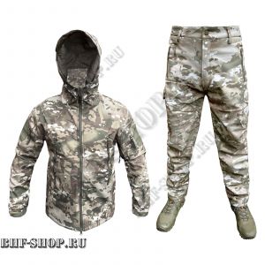Костюм тактический Tactical Gear Softshell Мультикам