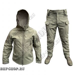 Костюм тактический Tactical Gear Softshell Олива