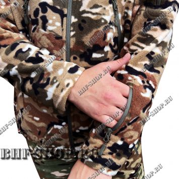 Флисовая куртка Fleece Jacket, Tactica 7.62 Мультикам