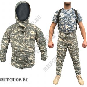 Костюм Горка 5 F (на флисе) Серая Цифра (Акупат)