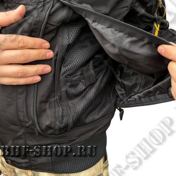 Куртка демисезонная Бомбер 7,26 Armyfans 076 ( без меха ) Черный