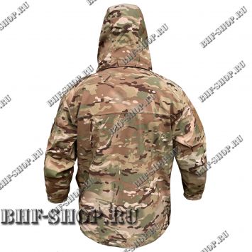 Куртка тактическая мембрана Bolo SoftShell Jacket Gongtex Мультикам