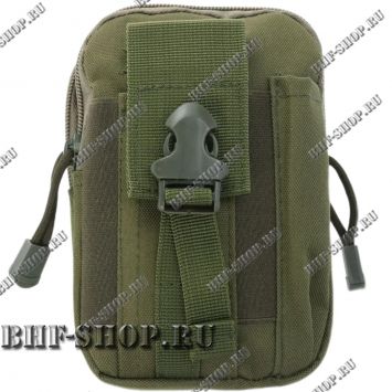 Подсумок утилитарный Molle мобильный для мелких вещей и телефона Олива