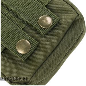 Подсумок утилитарный Molle мобильный для мелких вещей и телефона Олива