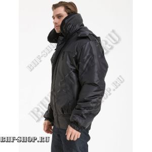 Куртка зимняя для ОХРАНЫ Великан Черная БШФ+ - 1 серия