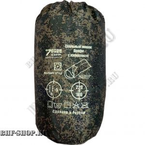 Спальный мешок Tactica 7,62 Gear Пиксель ( -5 градусов )