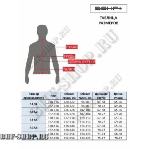 Куртка зимняя для ОХРАНЫ Мультикам БШФ+ - 1 серия