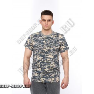 ФУТБОЛКА Хлопок Серая Цифра ( Акупат )