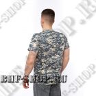 ФУТБОЛКА Хлопок Серая Цифра ( Акупат )