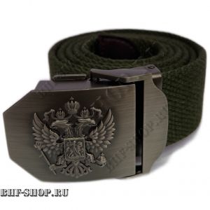 Ремень тактический нейлоновый ARMY OPERATOR BELT Герб РФ Олива