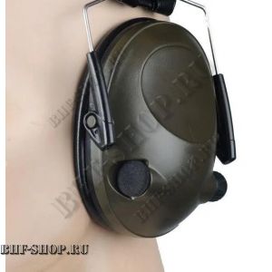 Активные наушники Tactical 6S стрелковые Олива