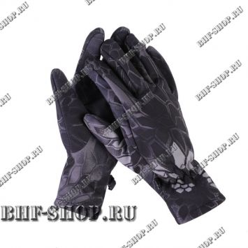 Перчатки тактические Softshell Tactical Gloves, Waterproof, Черный Питон