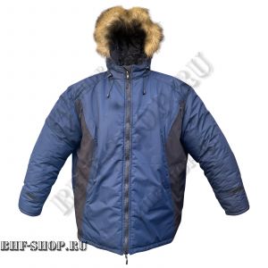 Куртка зимняя Baycal-Великан Мембрана-SoftShell Темно-Синяя 