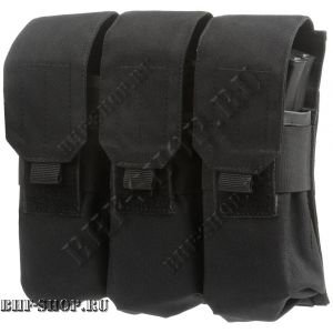 Подсумок закрытый для магазина на 3 отделения Tactica 762 PH-031 Черный