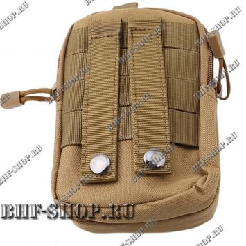 Подсумок утилитарный Molle мобильный для мелких вещей и телефона Песок