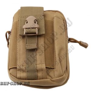 Подсумок утилитарный Molle мобильный для мелких вещей и телефона Песок
