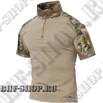 Рубашка боевая тактическая TACTICA 7.62 с коротким рукавом Мультикам