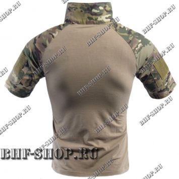 Рубашка боевая тактическая TACTICA 7.62 с коротким рукавом Мультикам