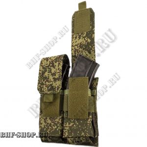 Подсумок закрытый для магазина на 2 отделения Tactica 762 PH-031 Пиксель
