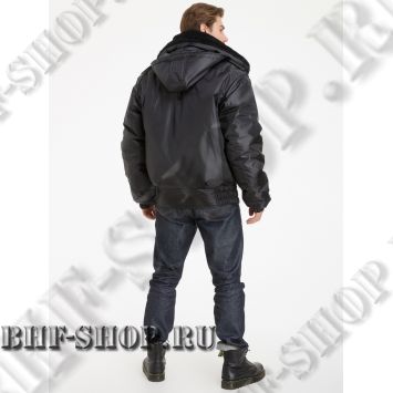 Куртка зимняя для ОХРАНЫ черная БШФ+ - 1серия
