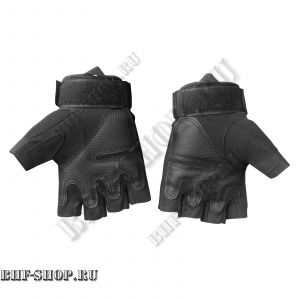 Перчатки тактические беспалые GONGTEX Tactical Gloves летние Черные