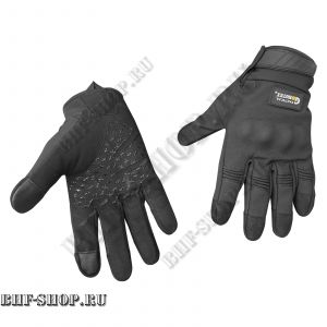 Перчатки тактические Gongtex Tactical Gloves демисезонные SoftShell Черные