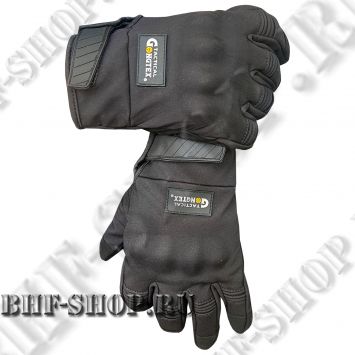 Перчатки тактические Gongtex Tactical Gloves демисезонные SoftShell Черные