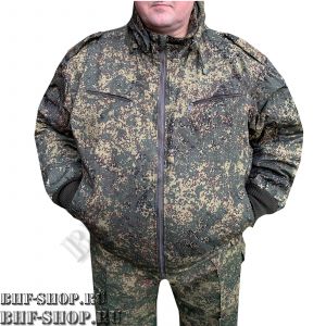 Ветровка ШТУРМАН-ВЕЛИКАН на флисе рип/стоп Пиксель ( двухсторонняя)