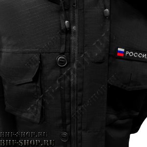 Костюм Горка 8 Рип-Стоп Черная РОССИЯ