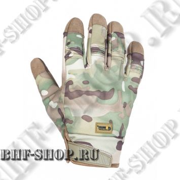 Перчатки тактические Gongtex Tactical Gloves демисезонные SoftShell Мультикам